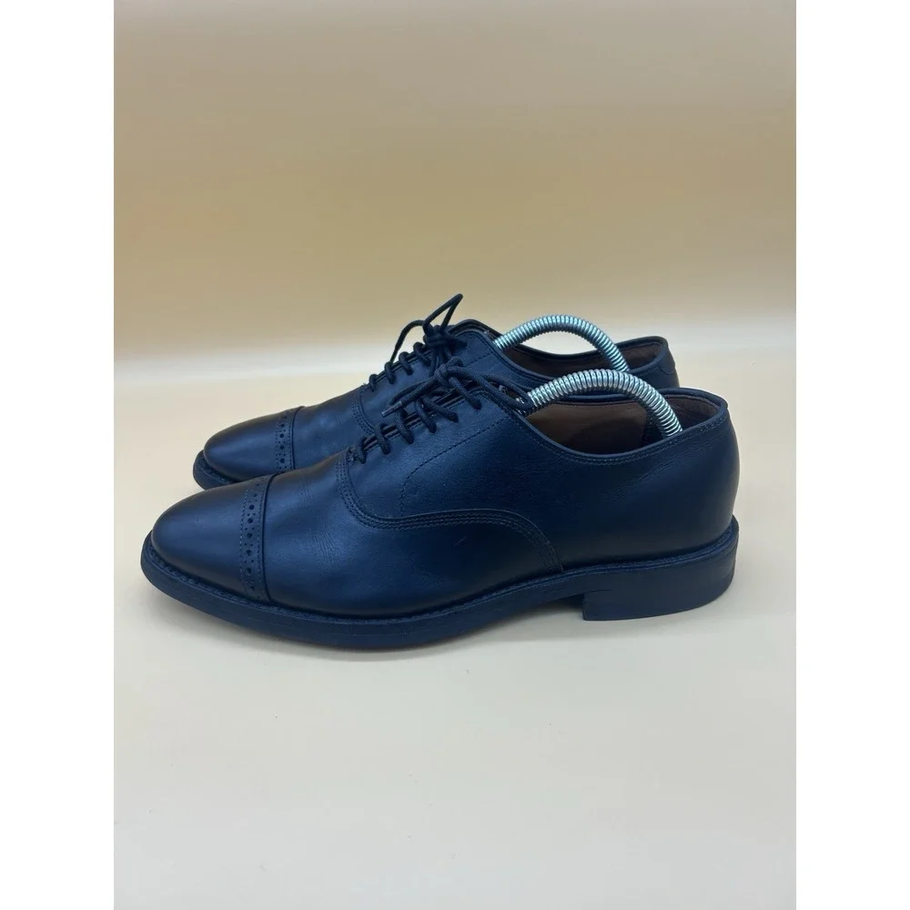 Allen Edmonds Fifth Avenue Black Cap Toe Oxford‎ Dress Shoes Men's 8.5 D 5710